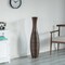 Elegant Decorative Tall Trumpet Shape Floor Vase in Brown - Modern Home Décor Accent, Sleek Tall Floor Vase for Living Room, Entryway, or Dining Room, Perfect for Dried Flowers or Silk Arrangements